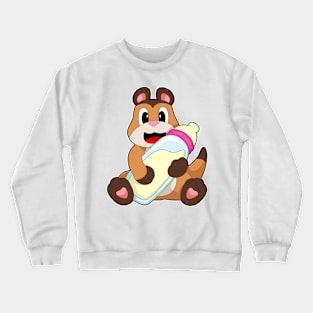 Meerkat Baby bottle Crewneck Sweatshirt